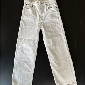 Agolde Women’s Straight White Jeans